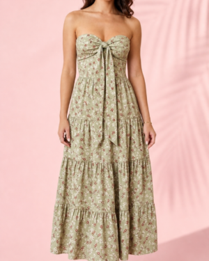 Vestido Largo Floral Valentina
